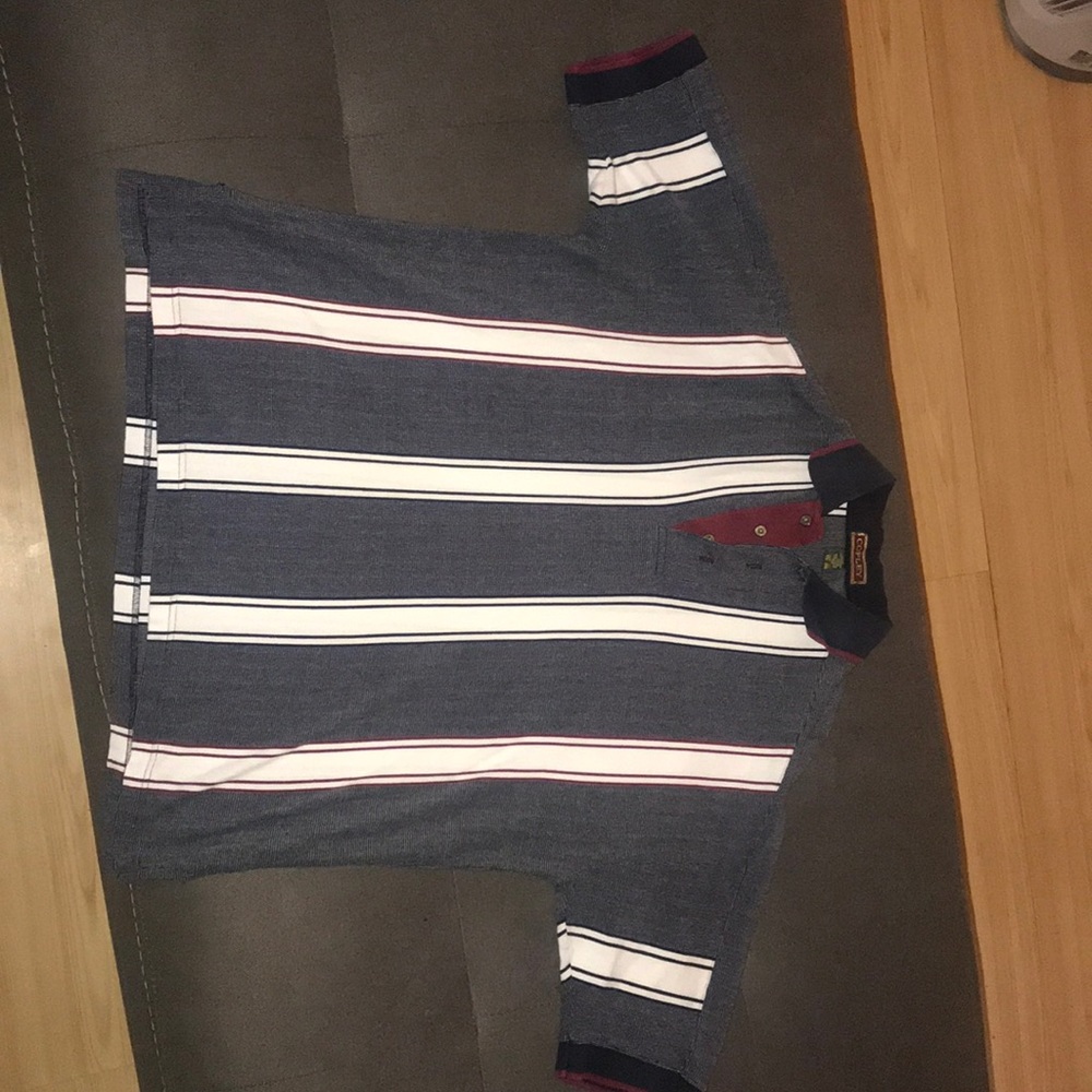 Stripped Polo in medium.